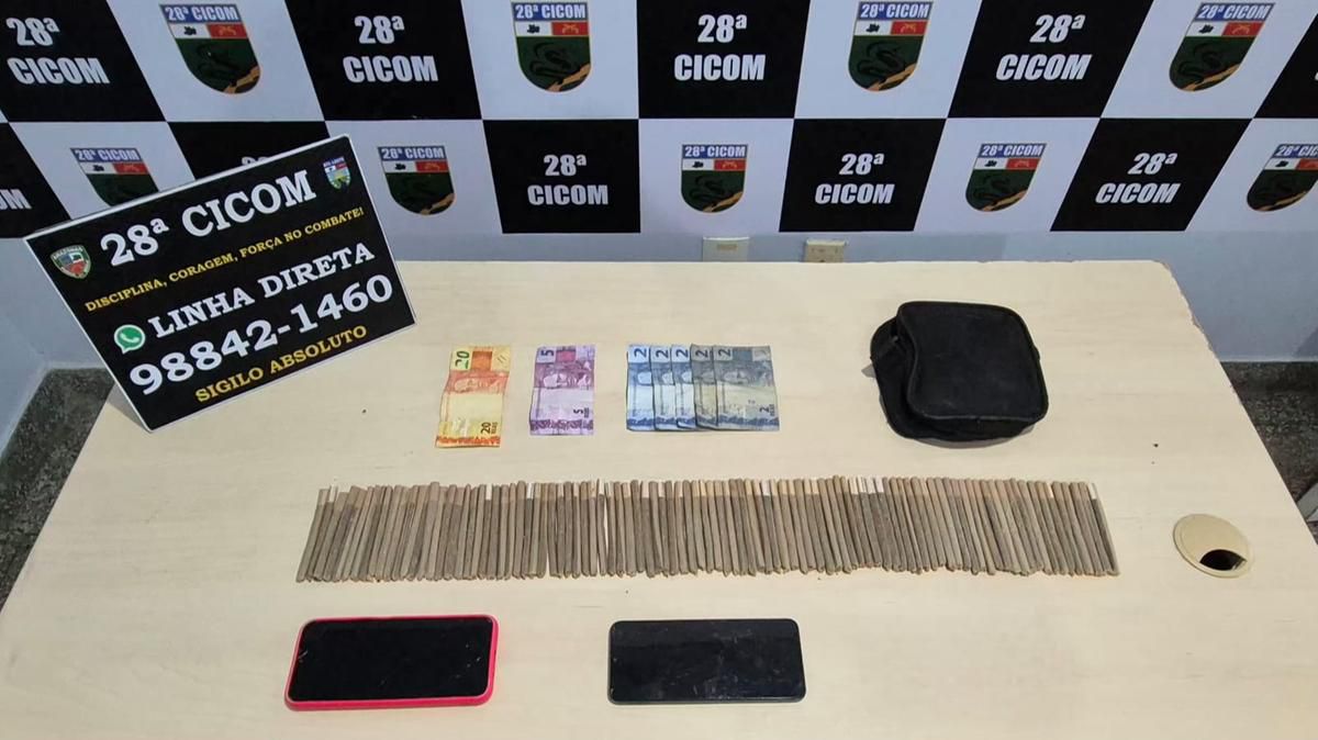 Traficante de drogas &eacute; preso em flagrante na Col&ocirc;nia Ant&ocirc;nio Aleixo