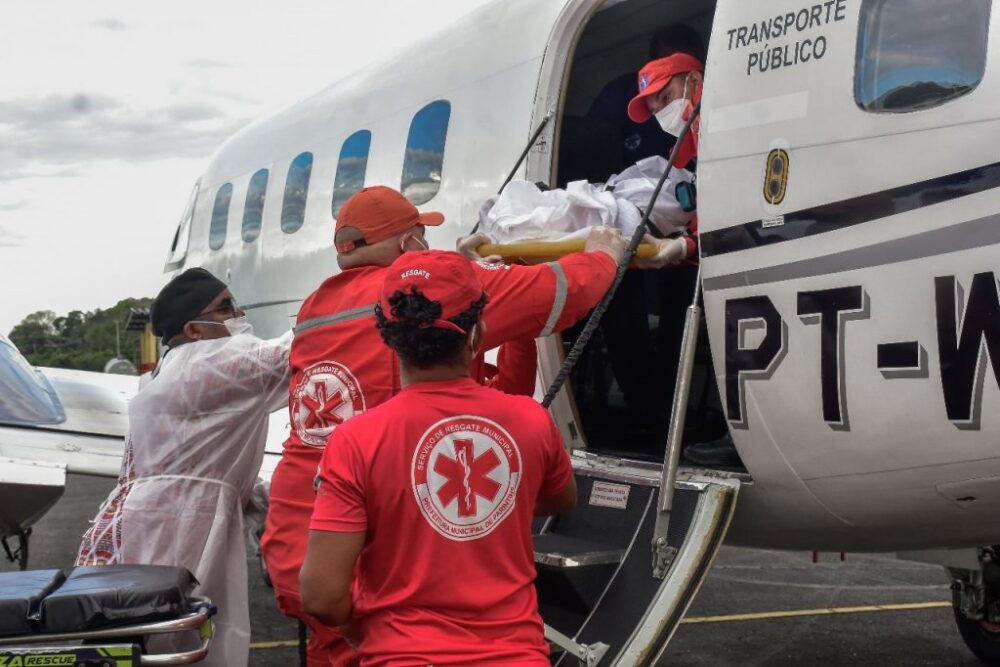 SES-AM ressalta alcance da UTI Aérea do Amazonas durante Expo Saúde