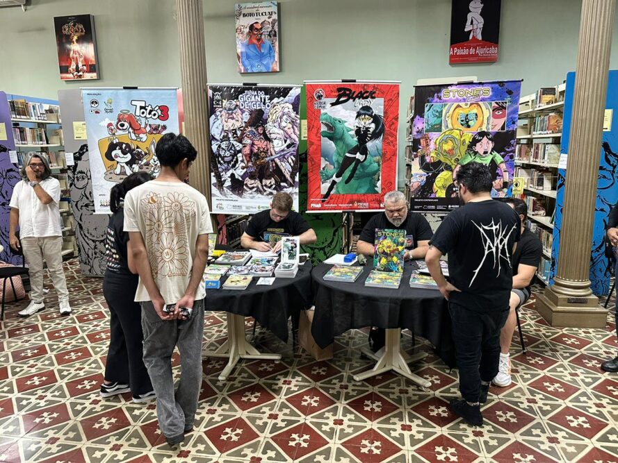 Biblioteca Pública do Amazonas recebe Esquenta SQNMao 2026 com programação de quadrinhos