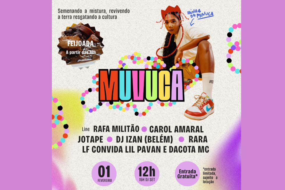 Muvuca de Carnaval anima o Centro de Manaus com shows gratuitos neste domingo