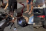 Motociclista sofre ferimentos graves após colisão na Avenida das Torres, em Manaus