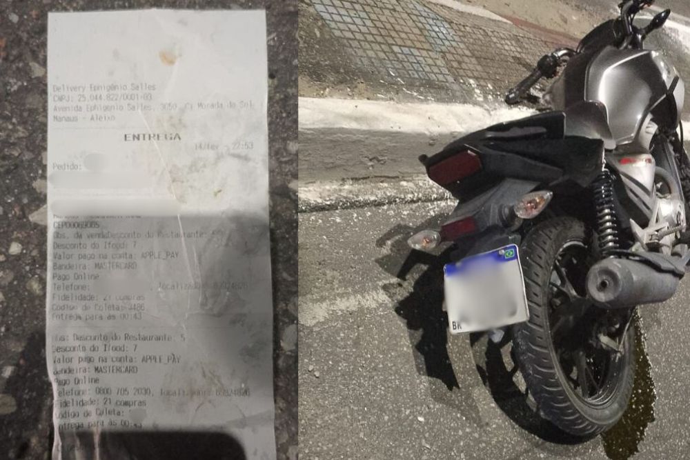 Entregador de delivery morre após acidente de trânsito na avenida Rodrigo Otávio Entregador de delivery morre após acidente de trânsito na avenida Rodrigo Otávio