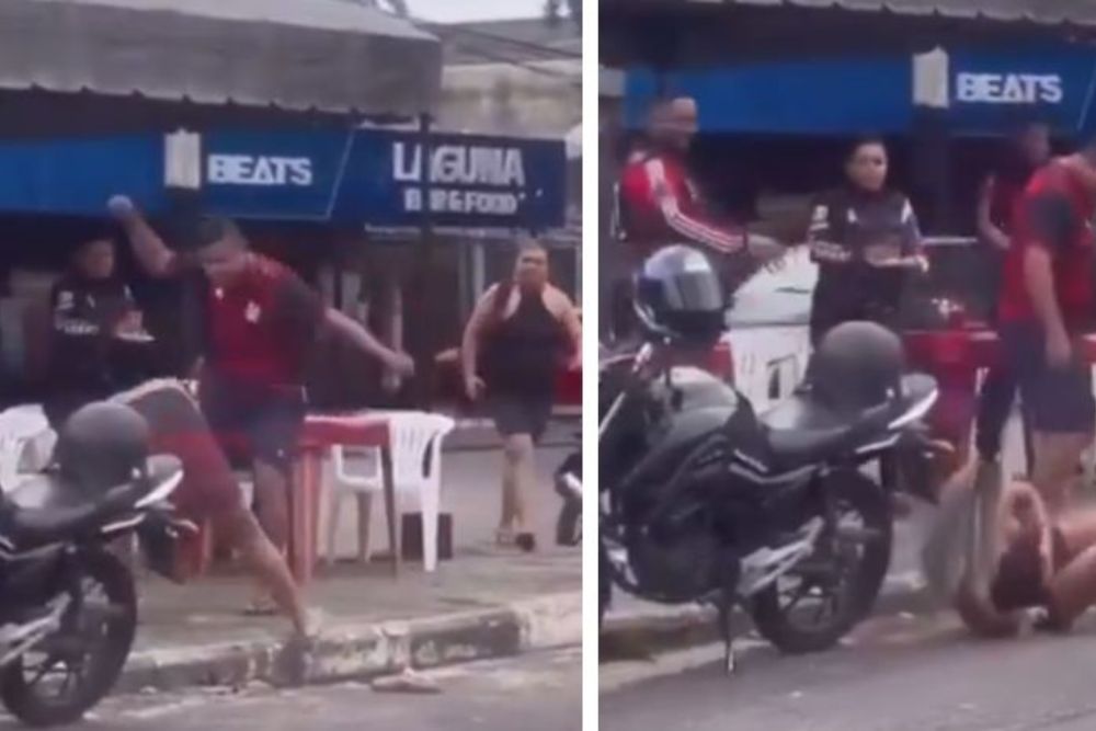 Mulher &eacute; agredida por homem em avenida da zona oeste de Manaus