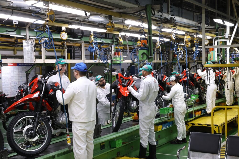 Honda atinge 32 milhões de motos em Manaus