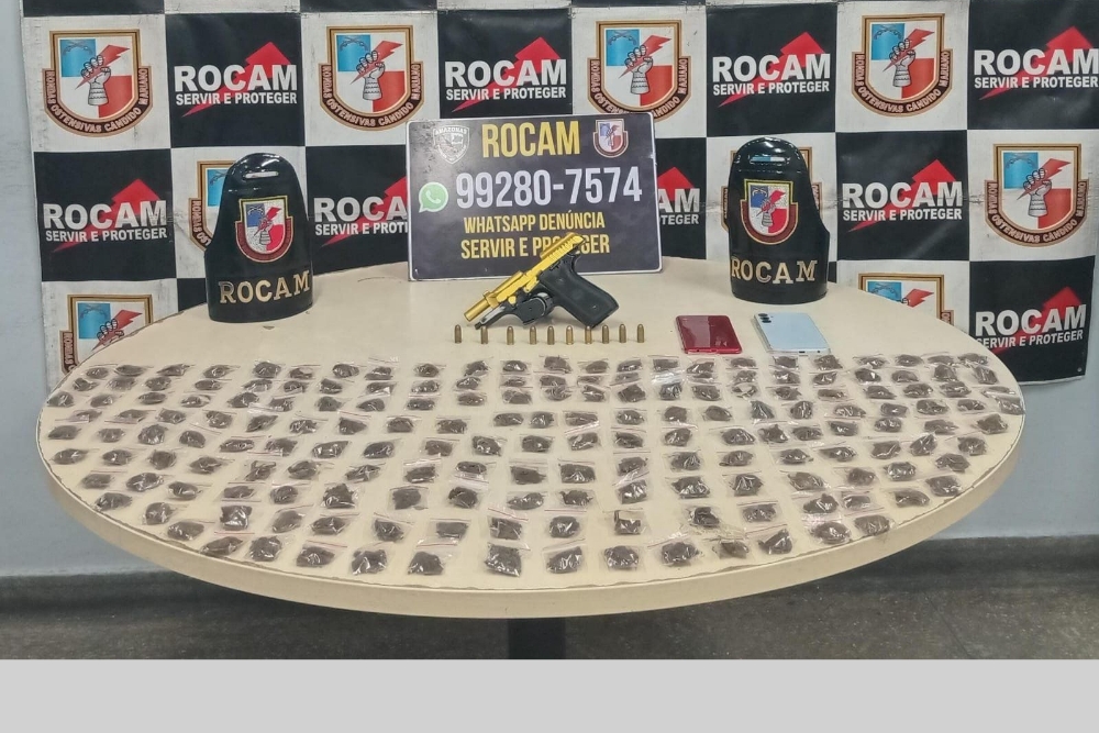 Homem com passagens por homic&iacute;dio e roubo &eacute; preso armado no Ouro Verde
