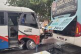 Colisão entre ônibus e micro-ônibus mobiliza resgate de 10 passageiros na zona norte de Manaus