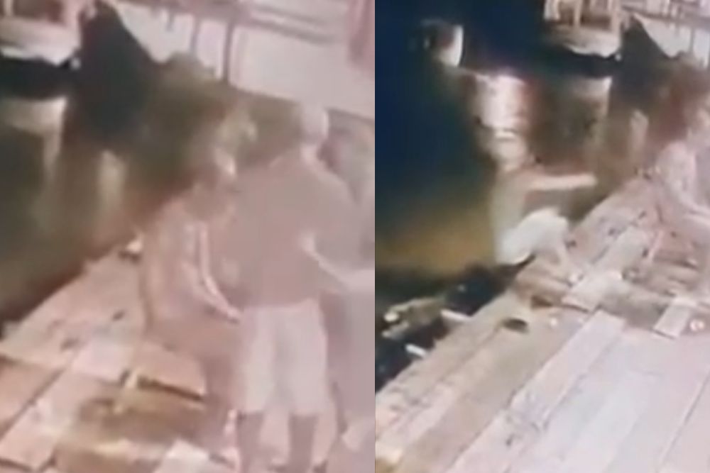 Homem desaparece ap&oacute;s ser empurrado em flutuante no interior do Amazonas