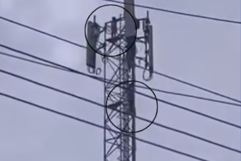 Crianças são flagradas escalando torre de telefonia no interior do Amazonas