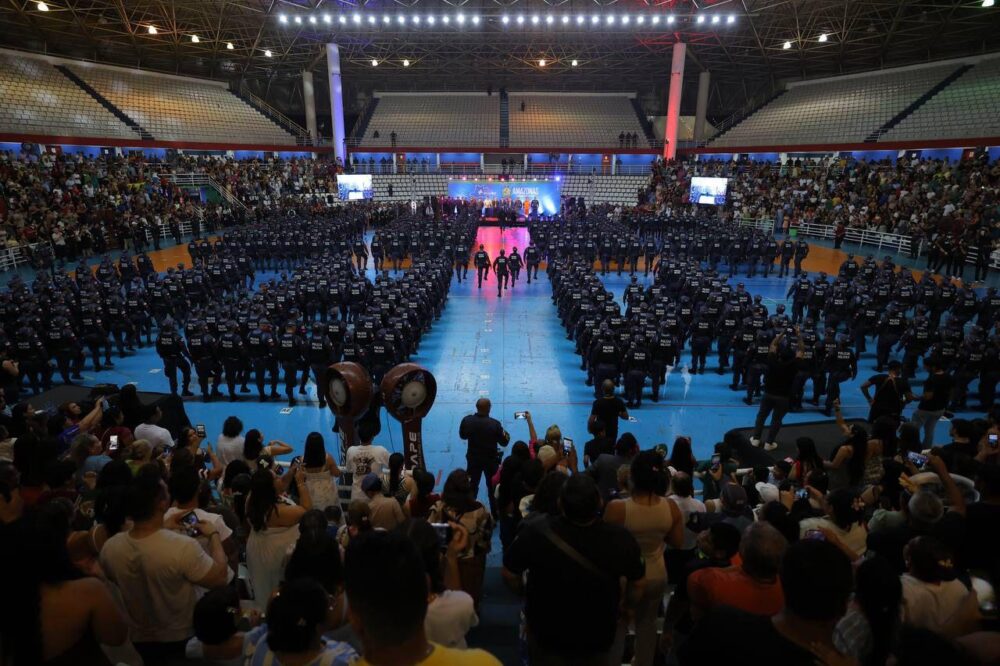 Amazonas amplia refor&ccedil;o da seguran&ccedil;a com forma&ccedil;&atilde;o de 500 novos policiais militares