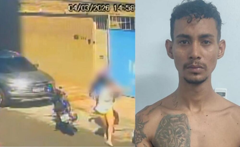 Homem é preso após roubar celular e agredir vítima com capacete em Manaus