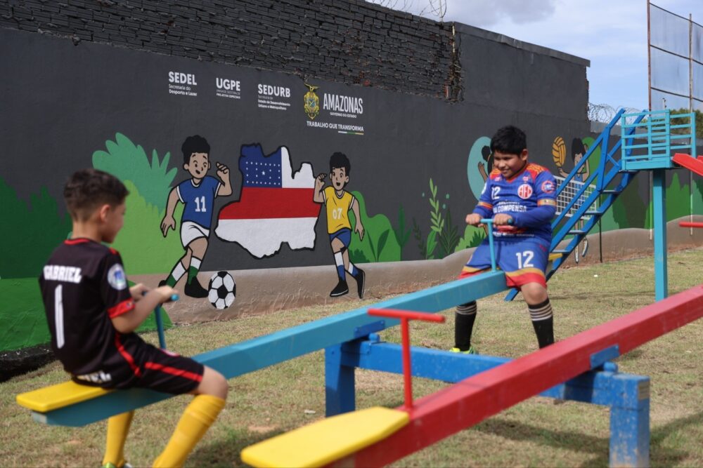 Quadras do CDC da Compensa são revitalizadas e ampliam opções de esporte para moradores em Manaus