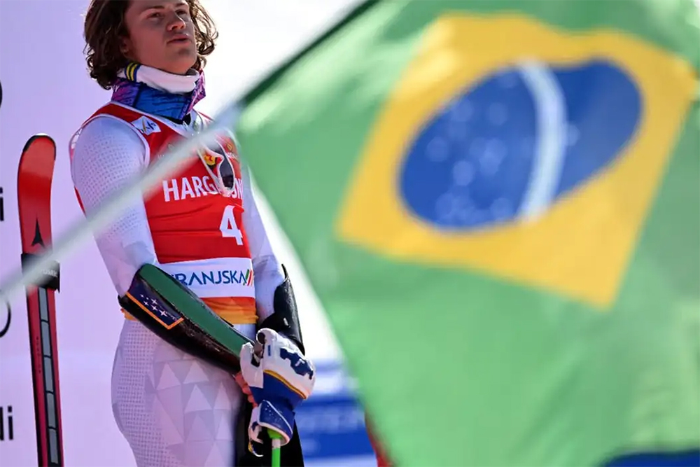Lucas Pinheiro conquista Copa do Mundo de slalom gigante e faz história para o Brasil