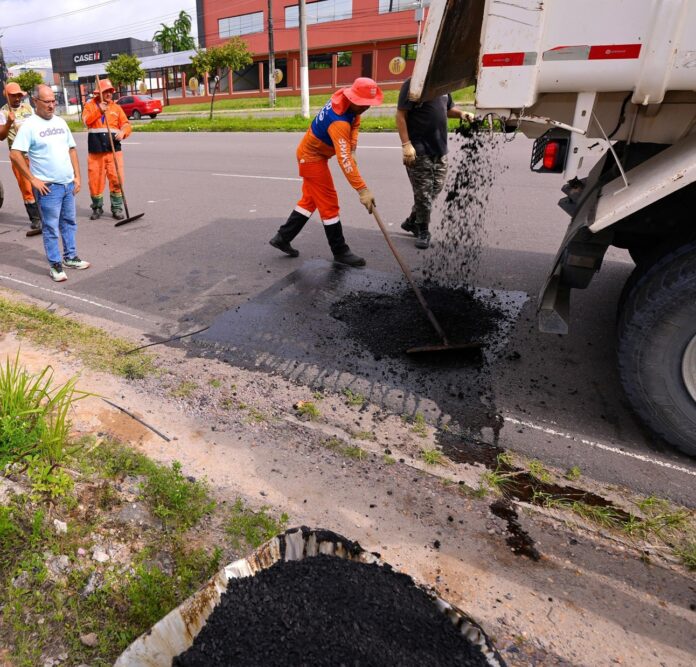 Operação Asfalta Manaus terá capacidade ampliada para mil toneladas diárias