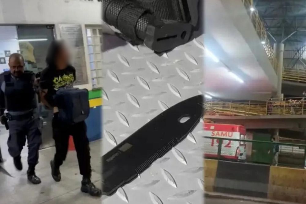 Homem é preso após esfaquear ex-companheira em terminal de ônibus na Zona Norte de Manaus