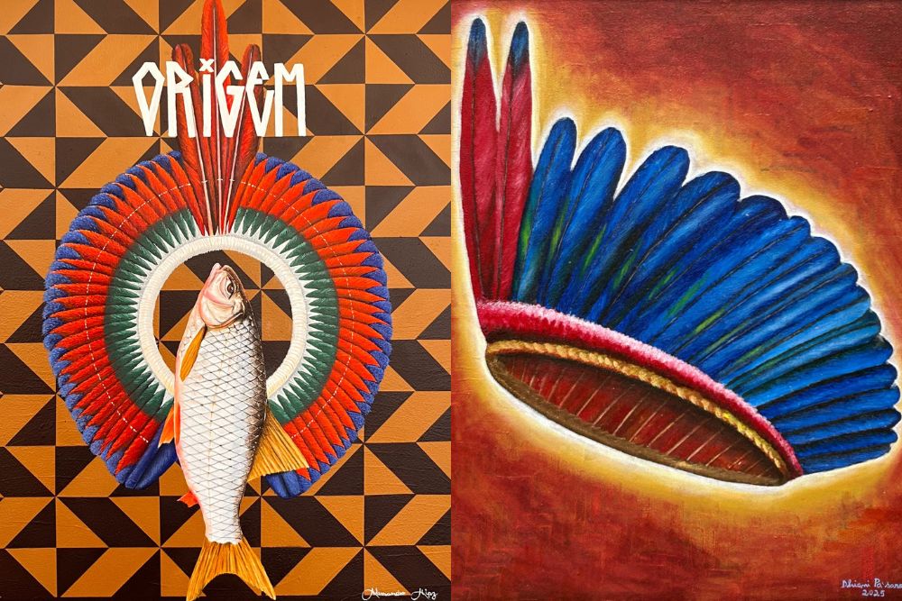 Exposi&ccedil;&atilde;o em Manaus destaca cocares amaz&ocirc;nicos