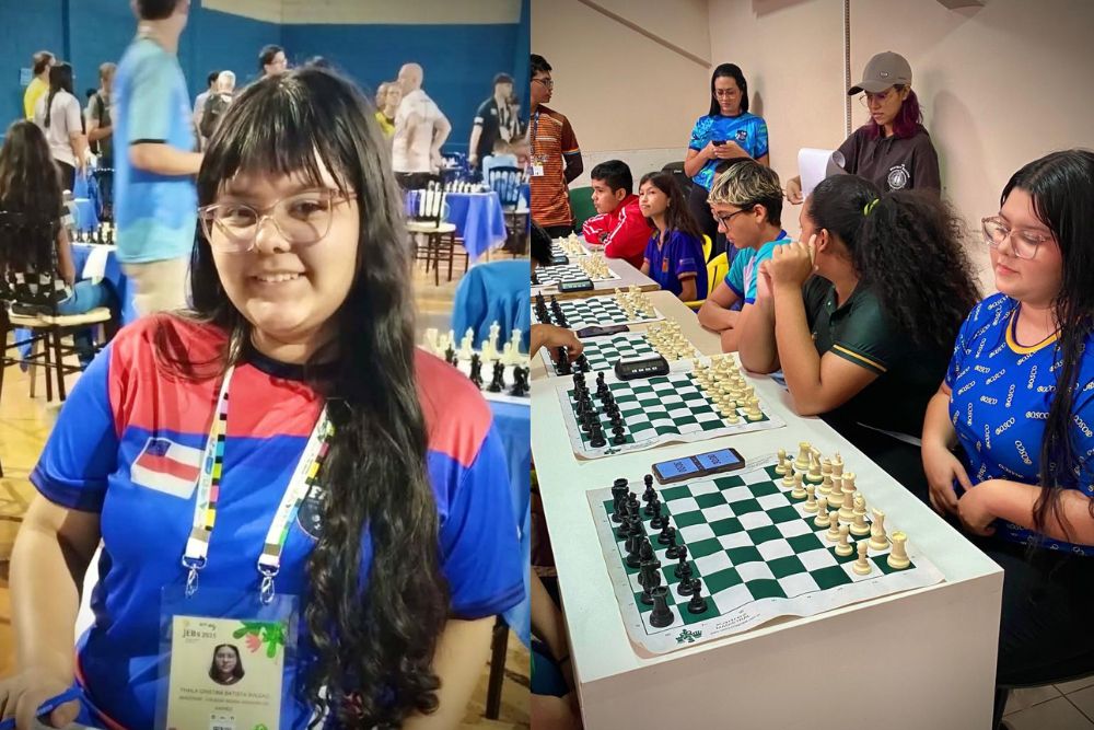 Parintins: Thaira Bulcão é pentacampeã no xadrez