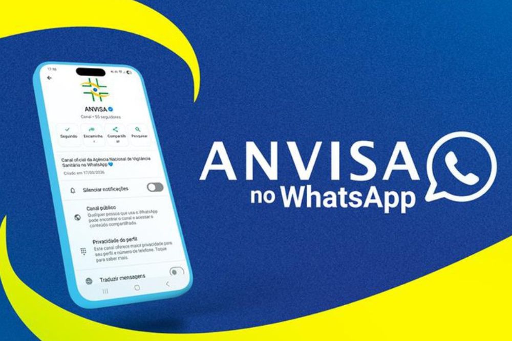 Anvisa lan&ccedil;a canal oficial no WhatsApp