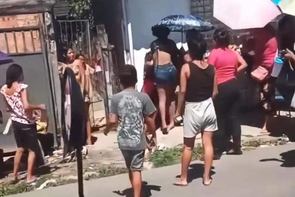 Entrega de peixes acaba em tumulto na Zona Leste de Manaus