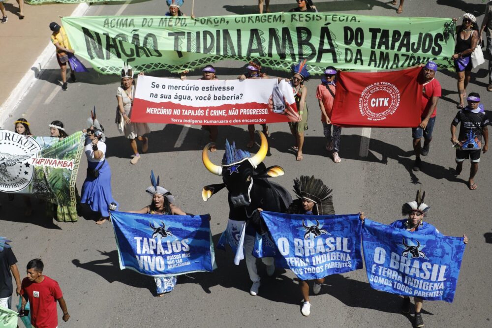 Boi Caprichoso marcha no ATL 2026 em defesa dos povos indígenas Boi Caprichoso marcha no ATL 2026 em defesa dos povos indígenas