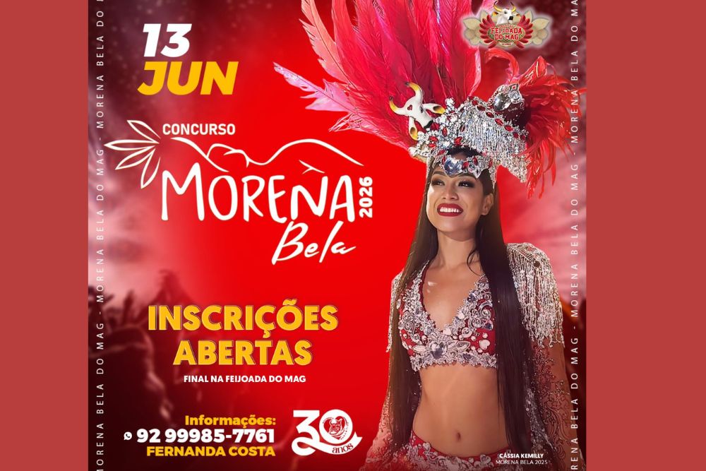 Movimento Amigos do Garantido abre inscrições para concurso Morena Bela 2026