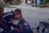 Acidente deixa motociclista gravemente ferido na avenida 7 de Maio, em Manaus