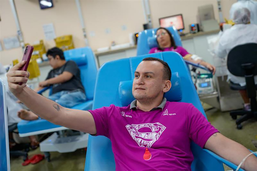 Campanha mobiliza doadores para reforçar estoques de sangue em Manaus Campanha mobiliza doadores para reforçar estoques de sangue em Manaus