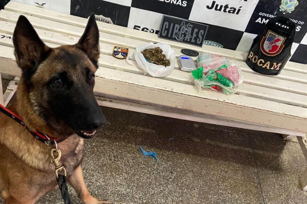 PM localiza drogas enterradas em terreno baldio durante operação em Jutaí