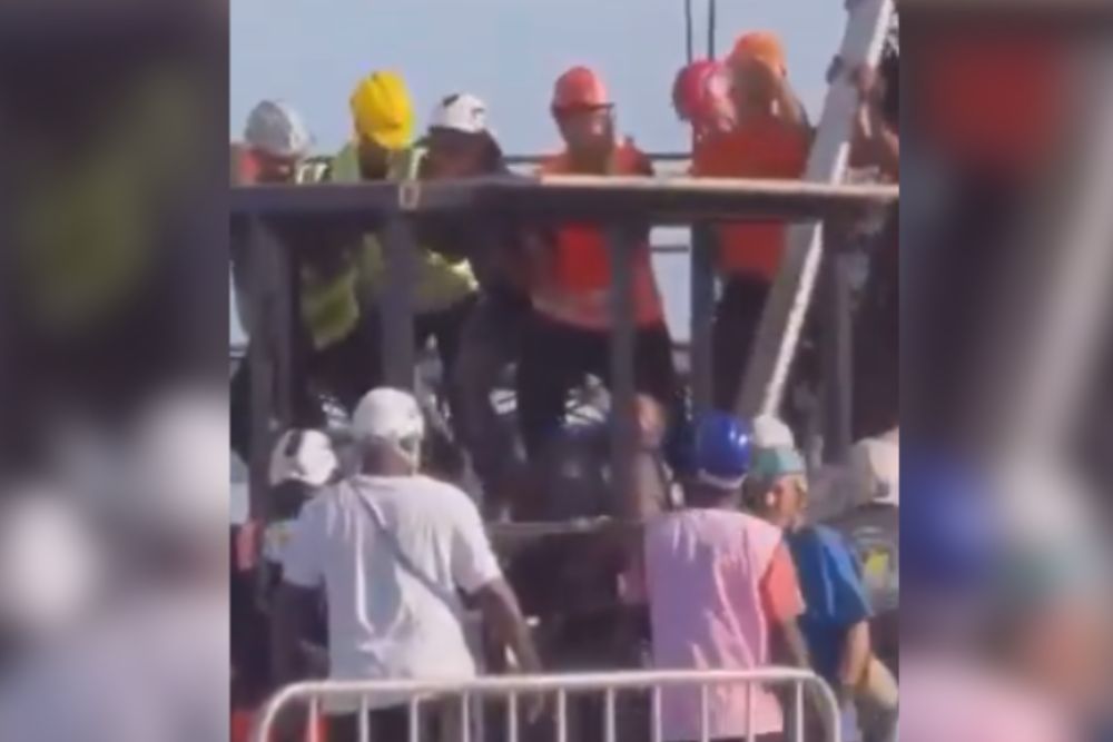 Operário morre durante montagem de estrutura para show de Shakira em Copacabana Operário morre durante montagem de estrutura para show de Shakira em Copacabana