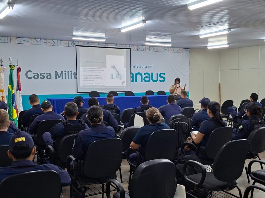 Guarda Municipal de Manaus recebe capacitação da prefeitura sobre saúde mental