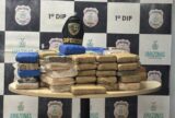 Grupo é preso com mais de 100 Kg de drogas ao desembarcar na Balsa Amarela em Manaus