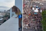 Shakira se declara para fãs na porta de hotel antes de megashow em Copacabana