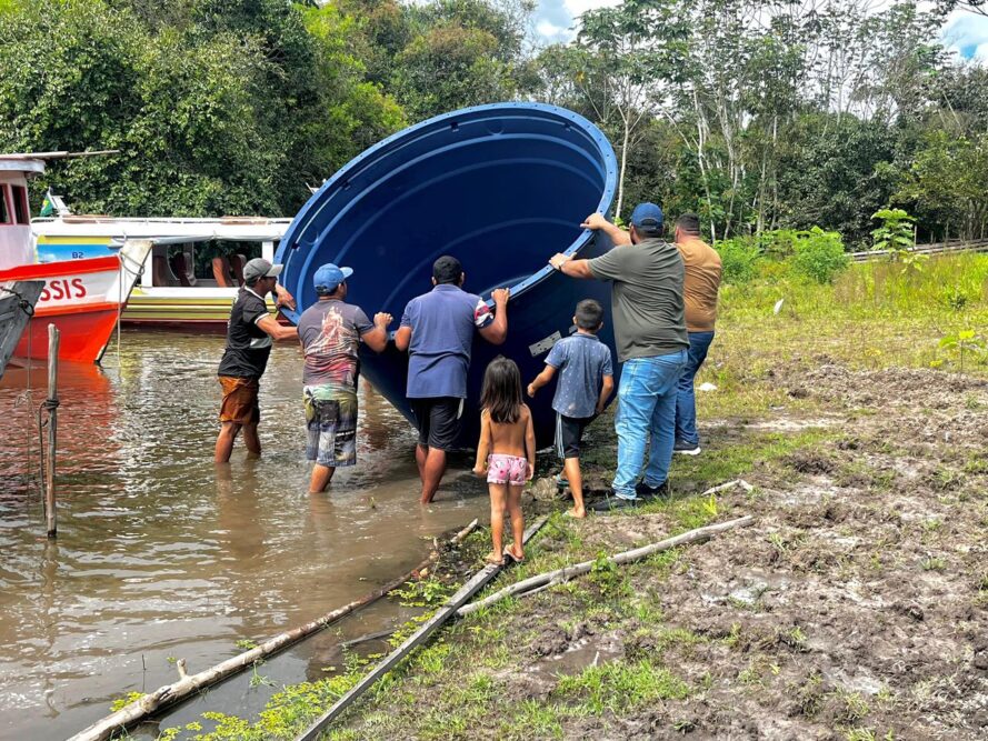 Parintins amplia abastecimento de água em comunidades rurais