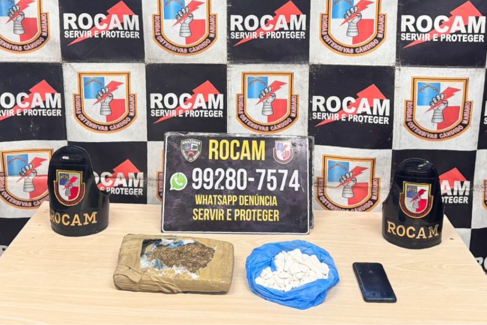 Homem &eacute; preso com drogas escondidas debaixo da cama na zona norte de Manaus