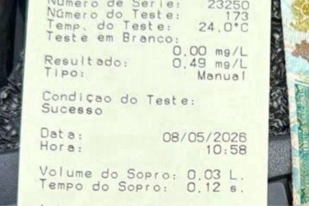 Fiscalização em Manaus flagra motorista embriagado e irregularidades em caminhão