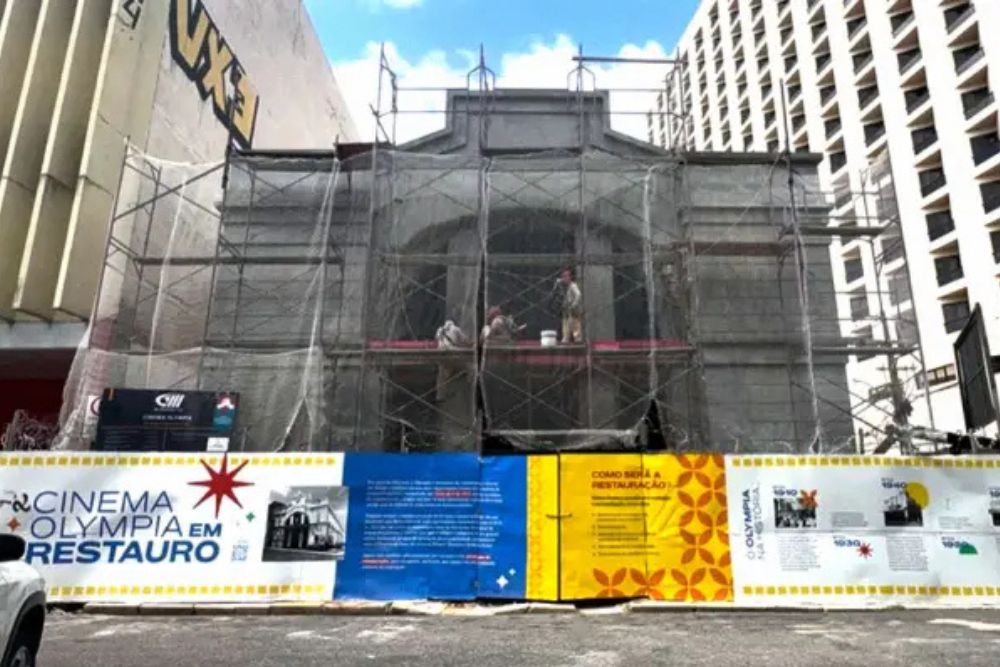 Cinema de rua histórico deve reabrir em Belém após processo de restauração