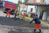 Prefeitura avança com obras de recapeamento no Parque 10 de Novembro