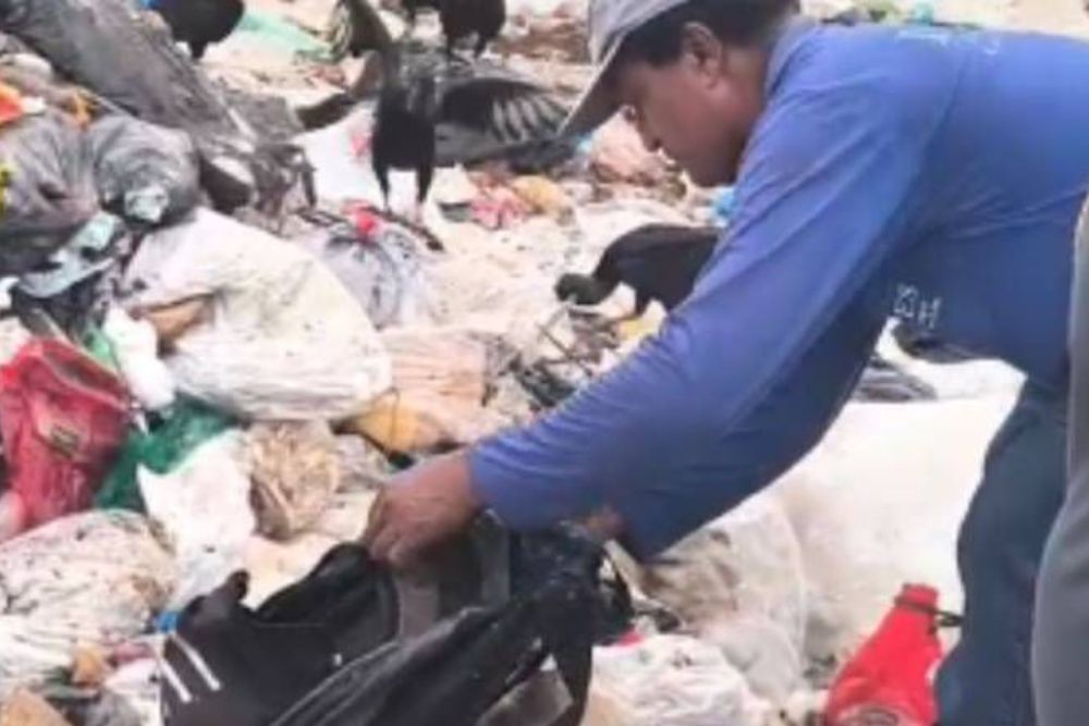 Recém-nascida é encontrada em mochila em lixão no AM