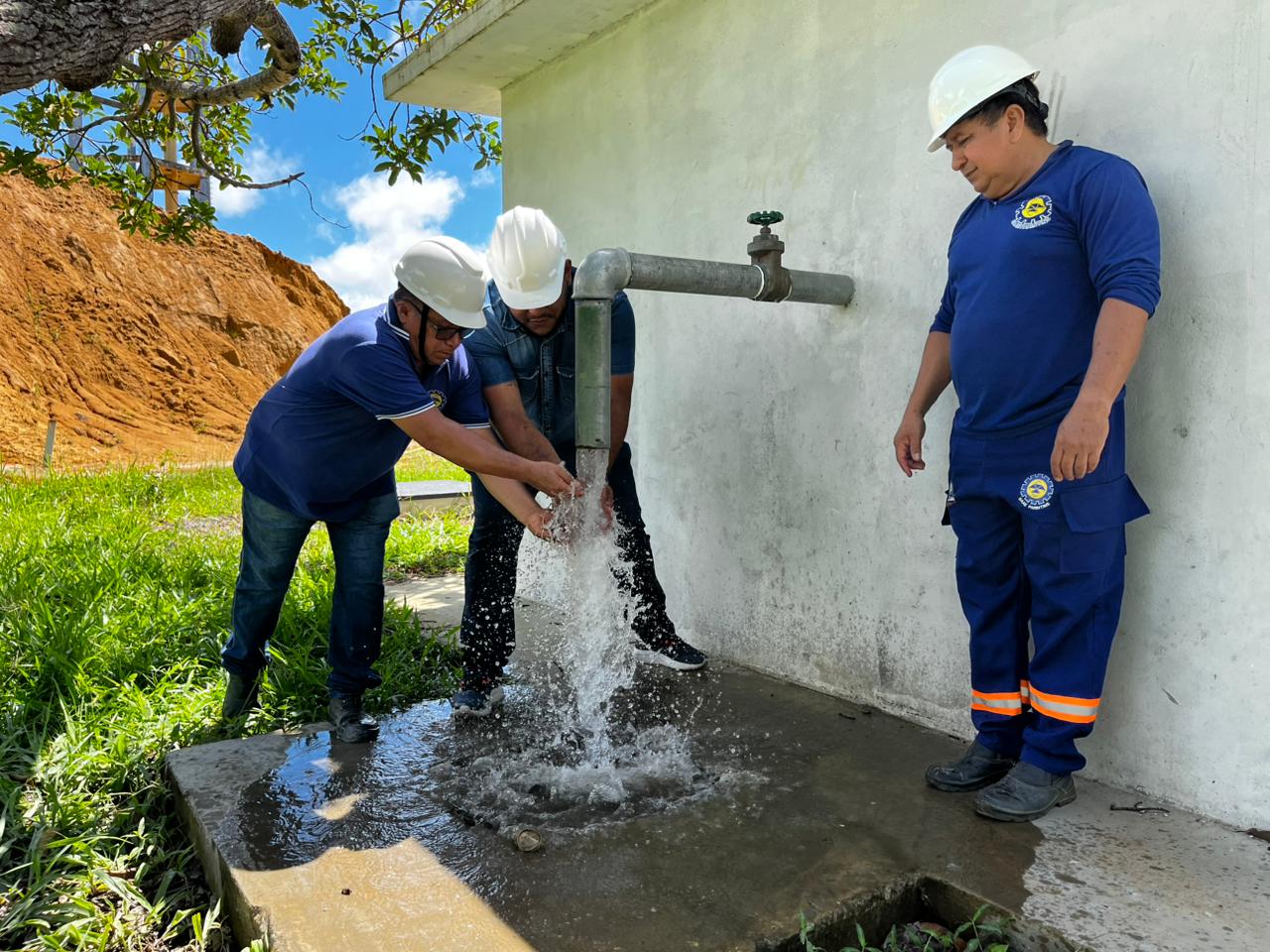 Parintins inicia testes do novo sistema de água