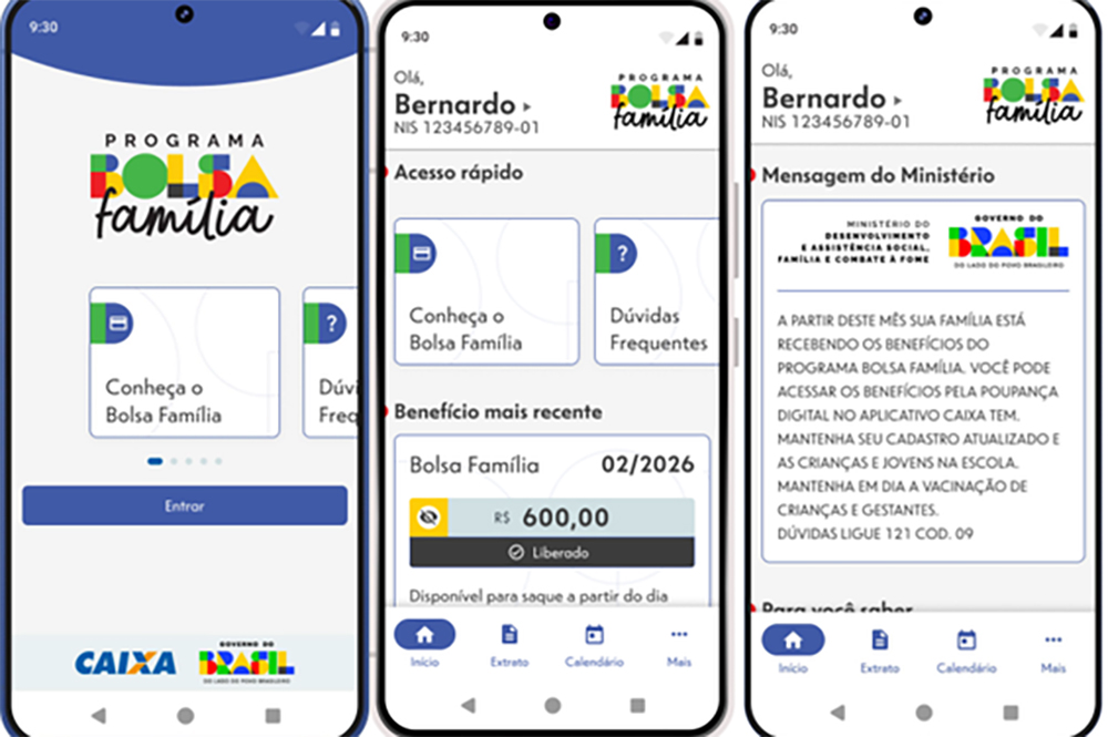 Aplicativo do Bolsa Família ganha novas funcionalidades a partir de hoje (18)