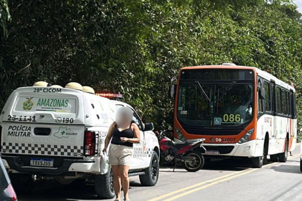 Suspeito de matar passageiro dentro de ônibus em Manaus é preso pela polícia