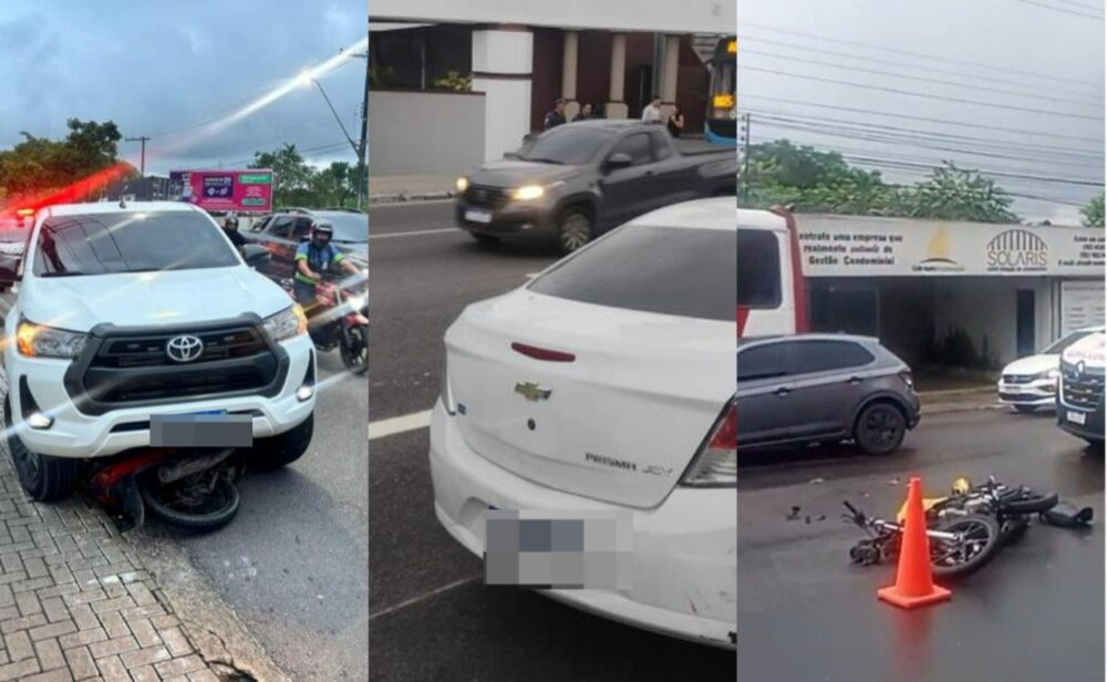 Manaus registra cinco acidentes em menos de quatro horas nesta sexta-feira (22) Manaus registra cinco acidentes em menos de quatro horas nesta sexta-feira (22)