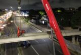Nova passarela da avenida Torquato Tapajós entra em fase de instalação das vigas em Manaus