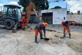 Obra de drenagem da Prefeitura melhora tráfego e reduz riscos no bairro da Paz