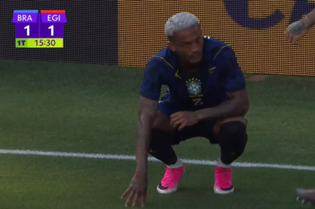 Wesley é cortado da Seleção Brasileira por lesão em amistoso