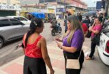 Junho Violeta: Blitz orienta população sobre prevenção à violência contra idosos no bairro Manoa