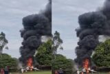 Duas pessoas morrem em queda de avião no interior de SP