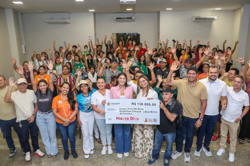 Mayra Dias destina R$ 130 mil para quadrilhas e bois mirins de Parintins