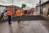 Obras de recapeamento melhoram tráfego e acessibilidade no Tarumã