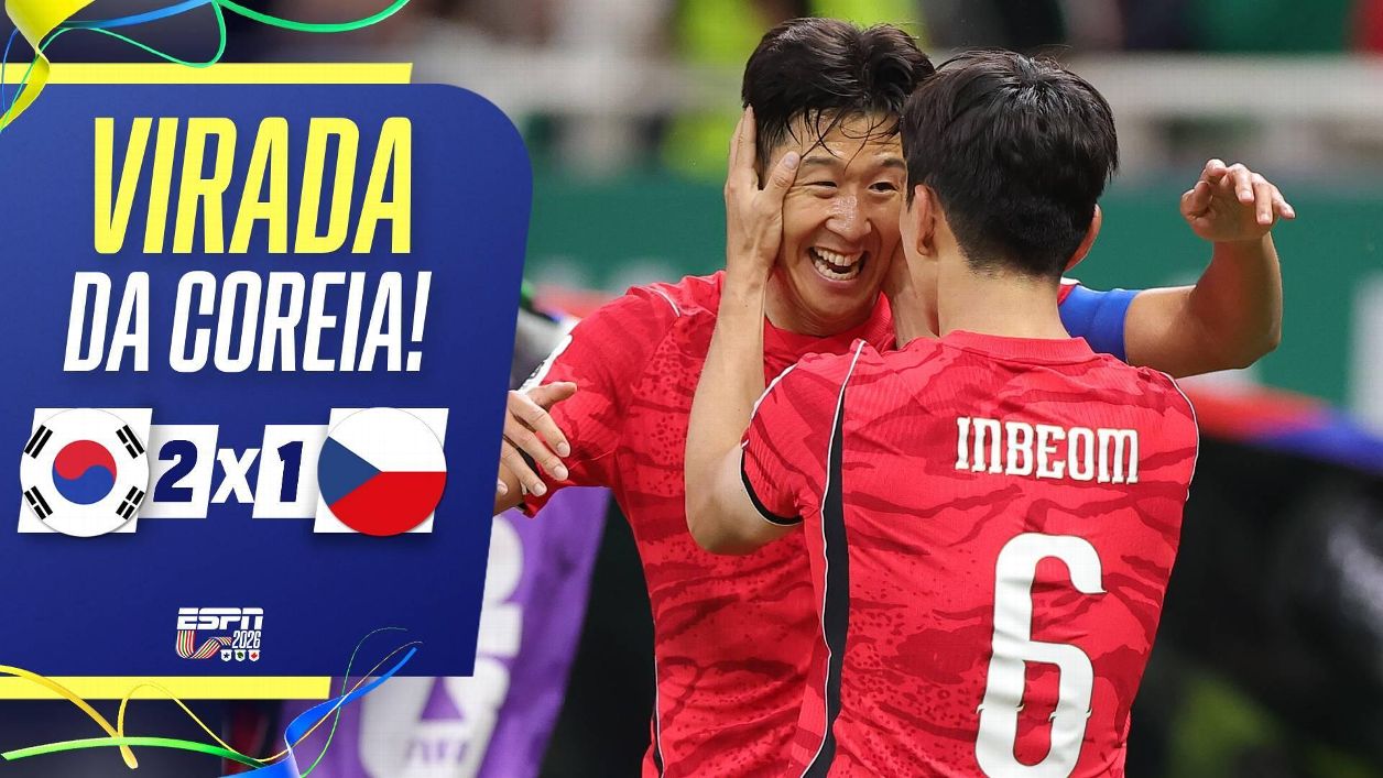 Coreia do Sul vence República Tcheca de virada