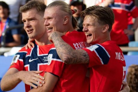 Haaland brilha com dois gols e Noruega goleia Iraque na estreia da Copa do Mundo